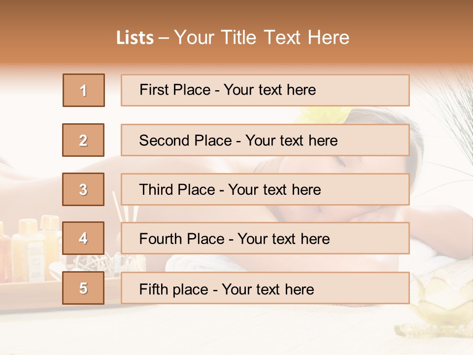 Relaxation Human Skin PowerPoint Template