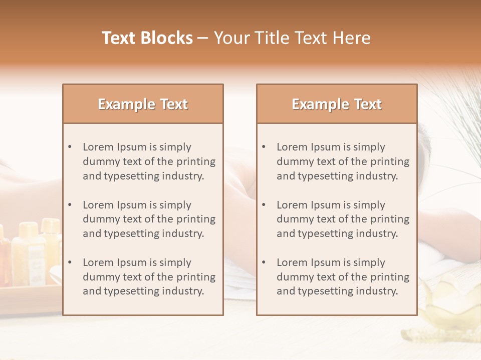 Relaxation Human Skin PowerPoint Template