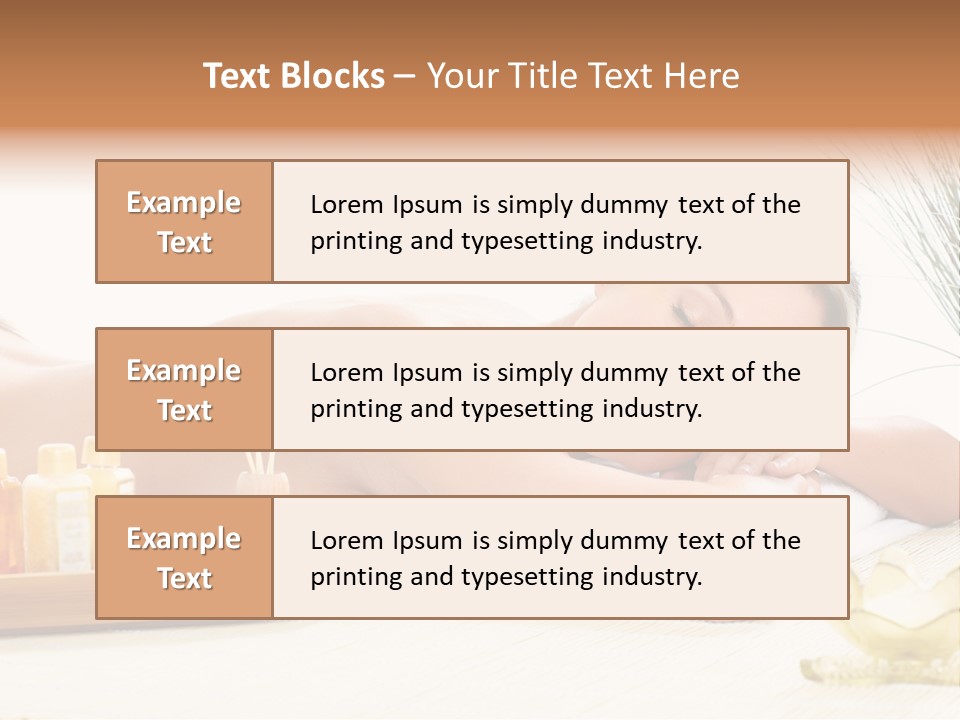 Relaxation Human Skin PowerPoint Template