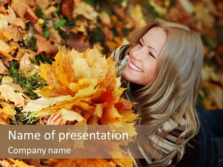 Yellow Thanksgiving Happiness PowerPoint Template