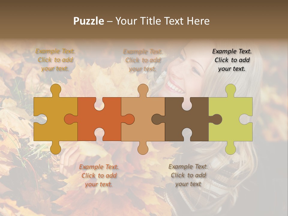 Yellow Thanksgiving Happiness PowerPoint Template