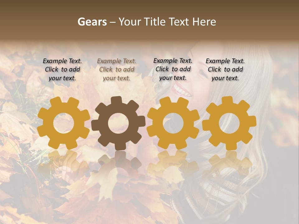 Yellow Thanksgiving Happiness PowerPoint Template