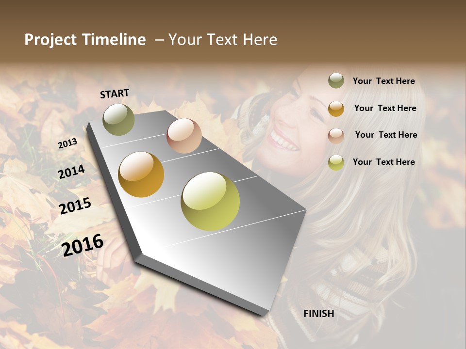 Yellow Thanksgiving Happiness PowerPoint Template
