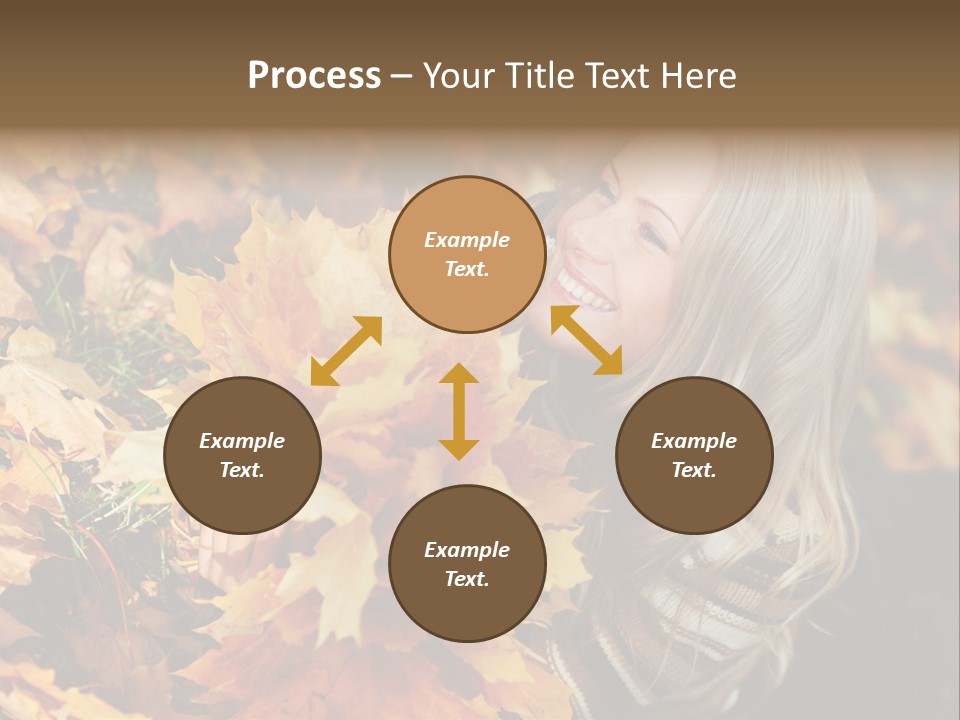 Yellow Thanksgiving Happiness PowerPoint Template
