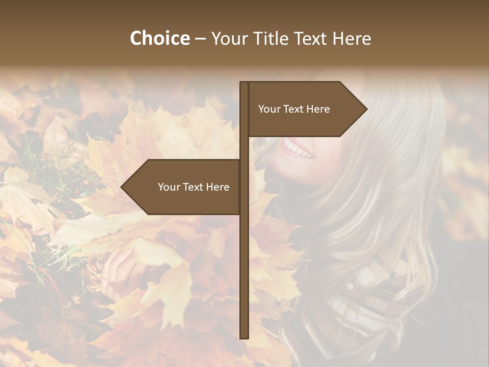 Yellow Thanksgiving Happiness PowerPoint Template