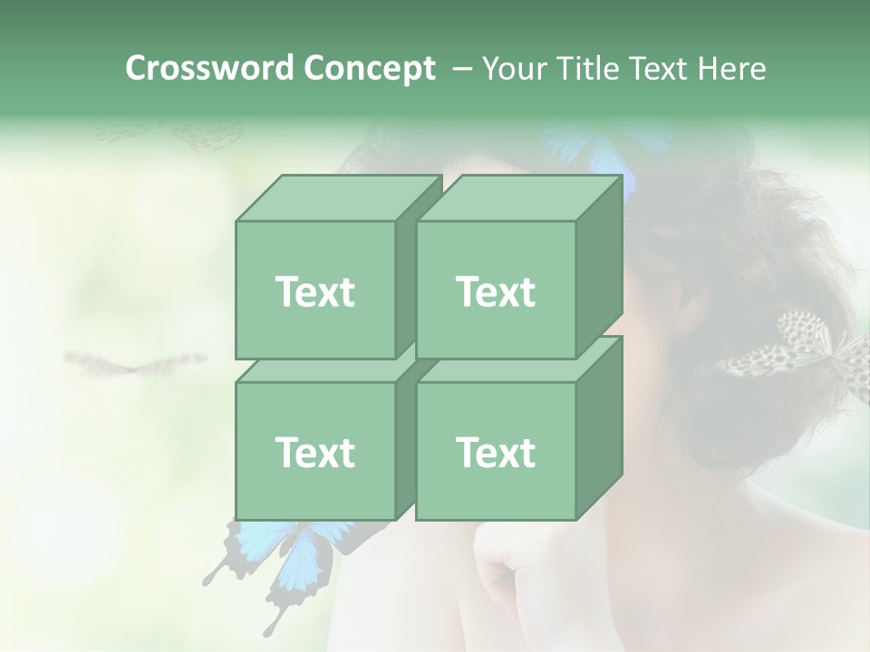 Face Freedom Shoulder PowerPoint Template