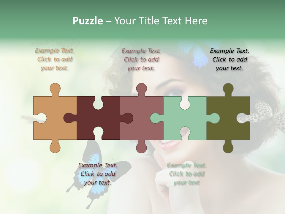 Face Freedom Shoulder PowerPoint Template