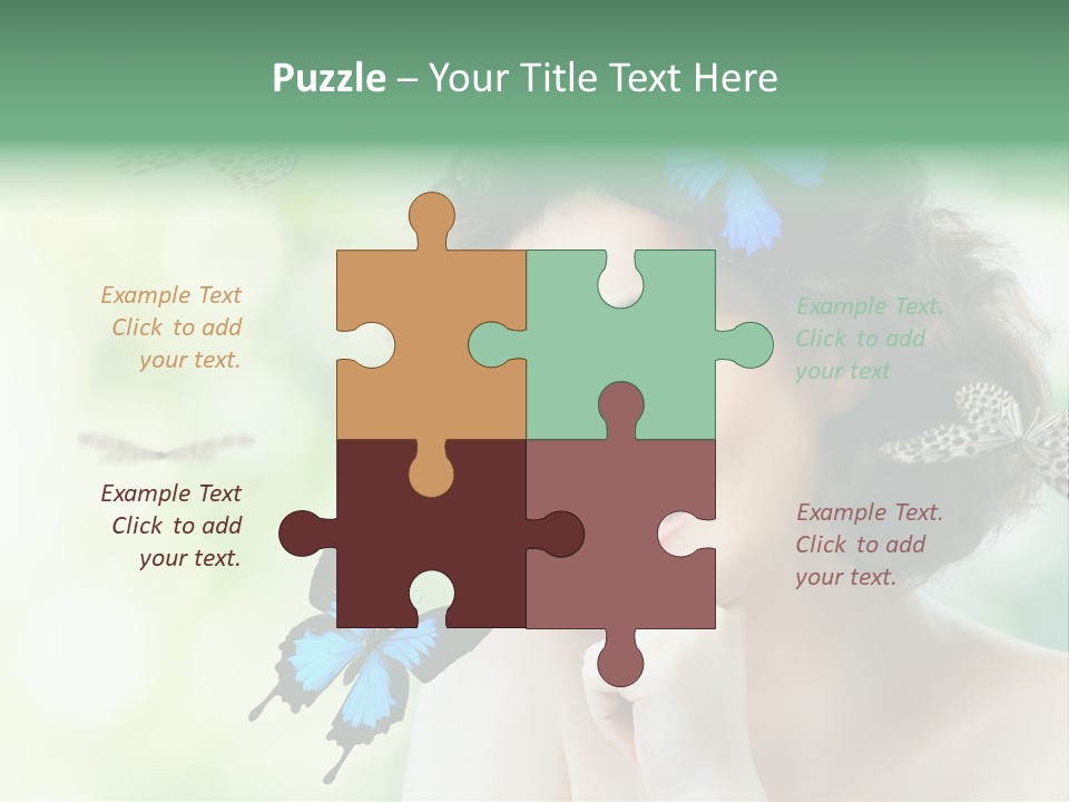 Face Freedom Shoulder PowerPoint Template