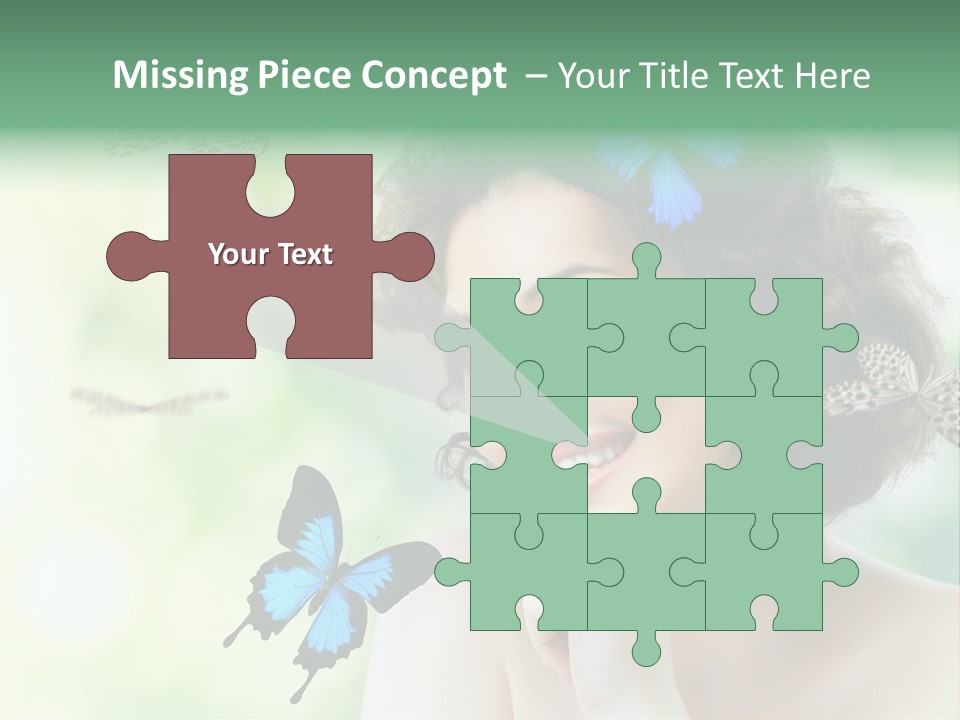 Face Freedom Shoulder PowerPoint Template