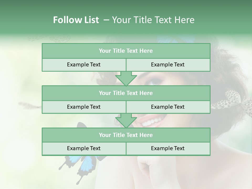 Face Freedom Shoulder PowerPoint Template