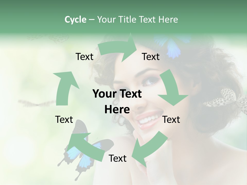 Face Freedom Shoulder PowerPoint Template