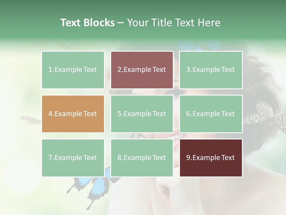 Face Freedom Shoulder PowerPoint Template