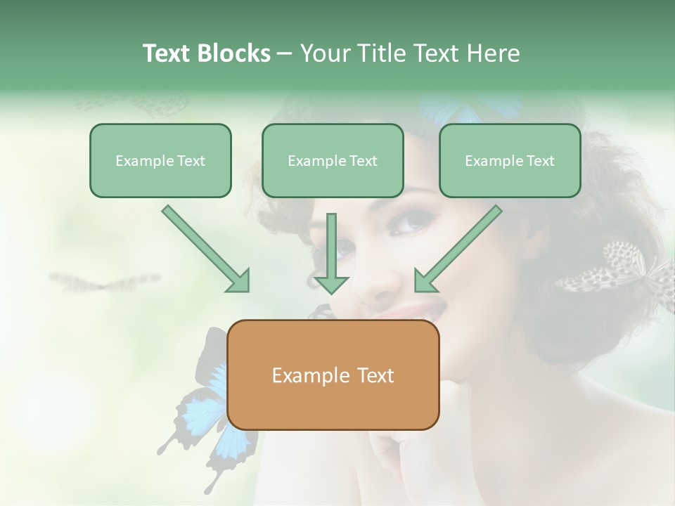 Face Freedom Shoulder PowerPoint Template