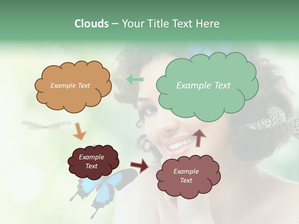 Face Freedom Shoulder PowerPoint Template