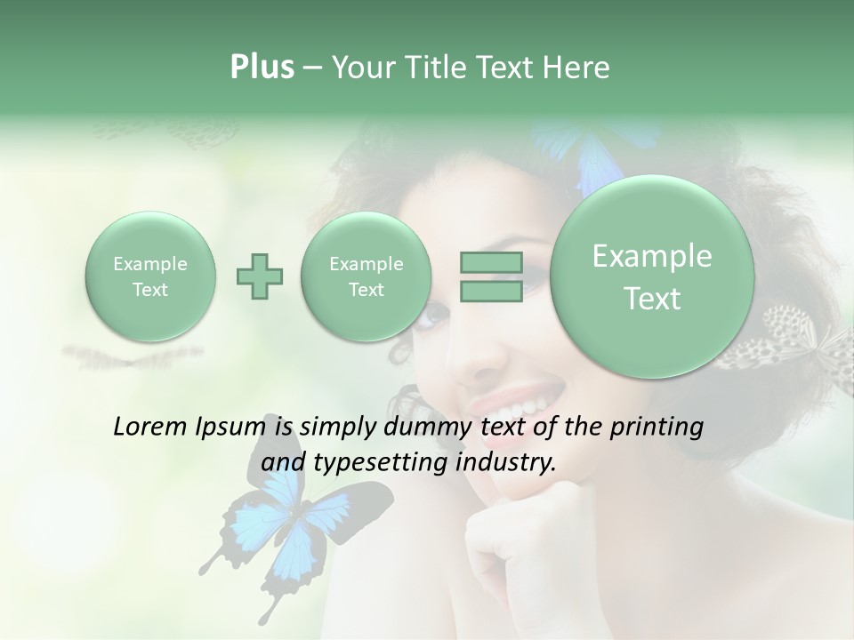 Face Freedom Shoulder PowerPoint Template
