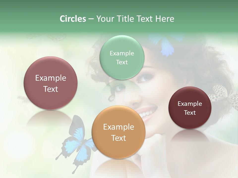 Face Freedom Shoulder PowerPoint Template