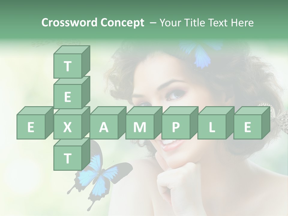 Face Freedom Shoulder PowerPoint Template