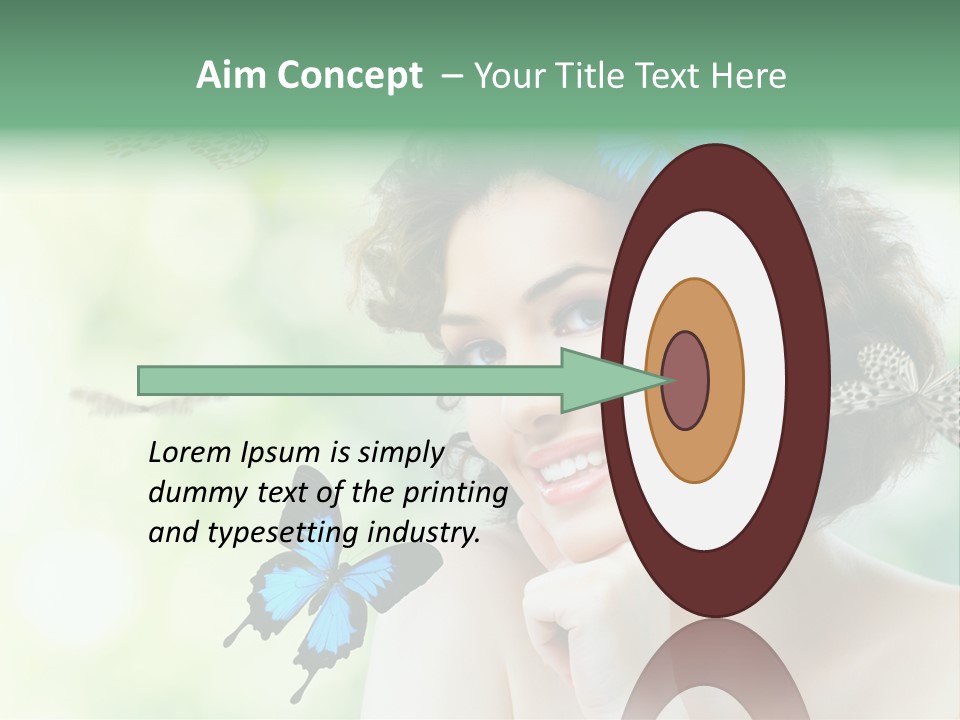 Face Freedom Shoulder PowerPoint Template