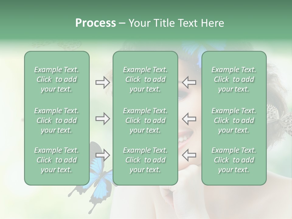 Face Freedom Shoulder PowerPoint Template
