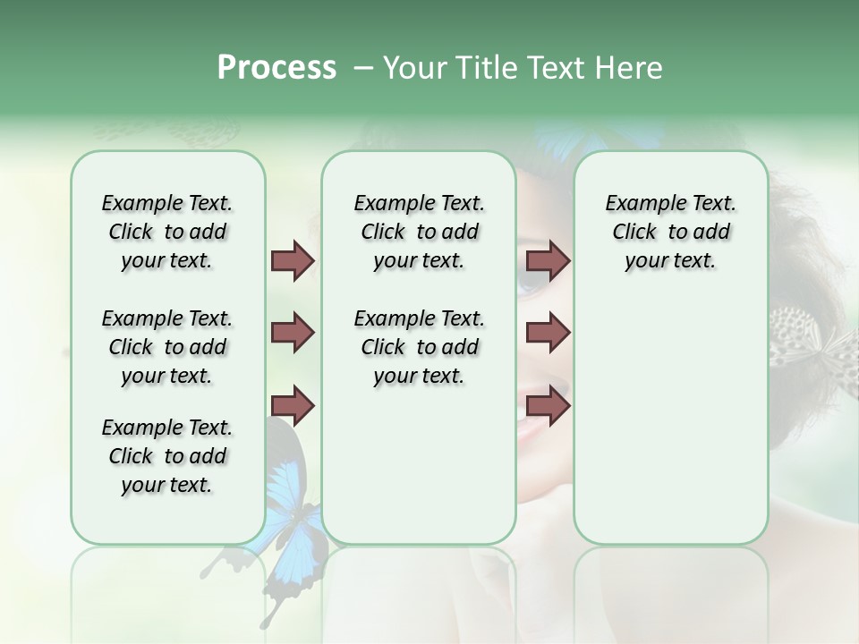 Face Freedom Shoulder PowerPoint Template