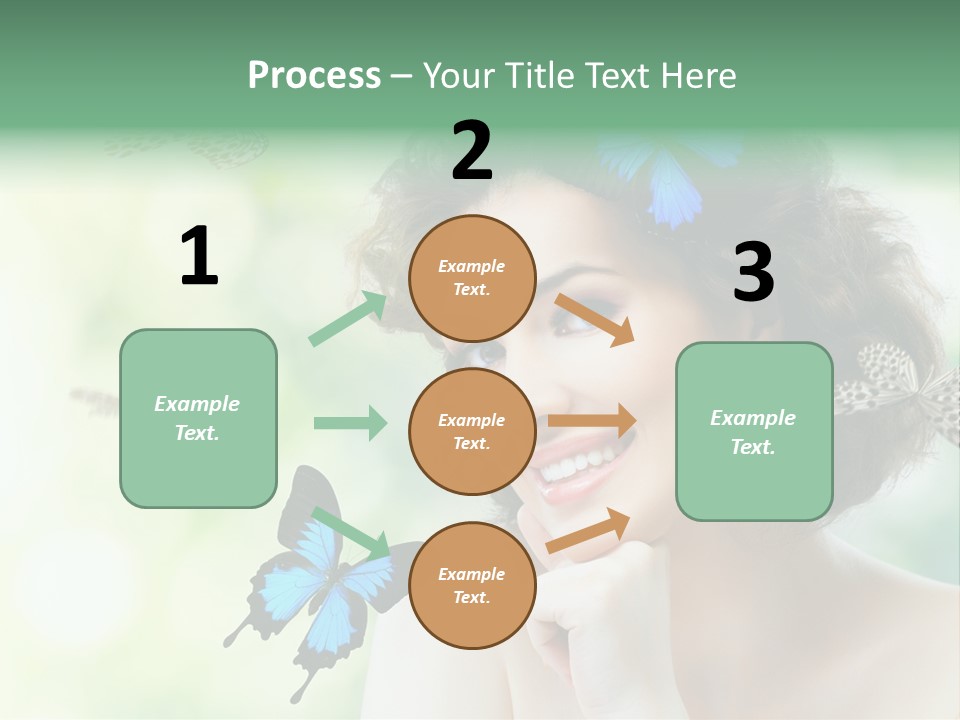 Face Freedom Shoulder PowerPoint Template