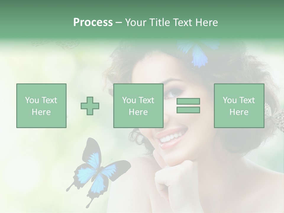 Face Freedom Shoulder PowerPoint Template