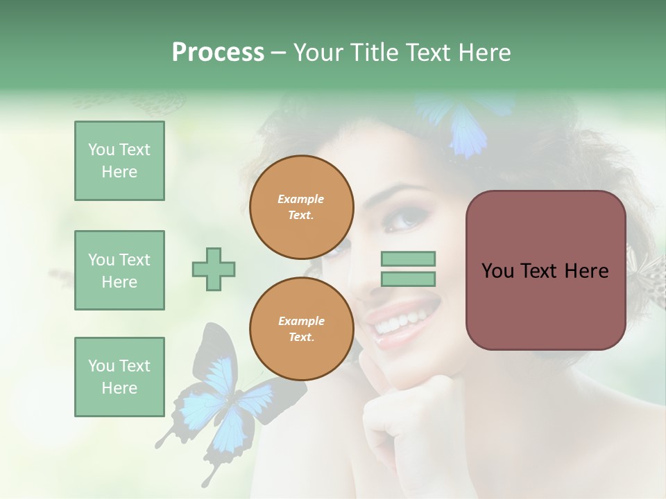 Face Freedom Shoulder PowerPoint Template