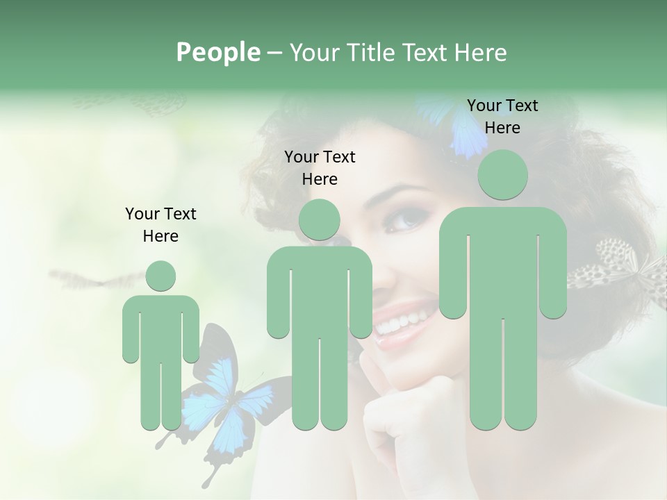 Face Freedom Shoulder PowerPoint Template