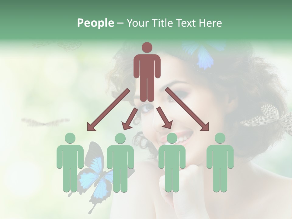 Face Freedom Shoulder PowerPoint Template