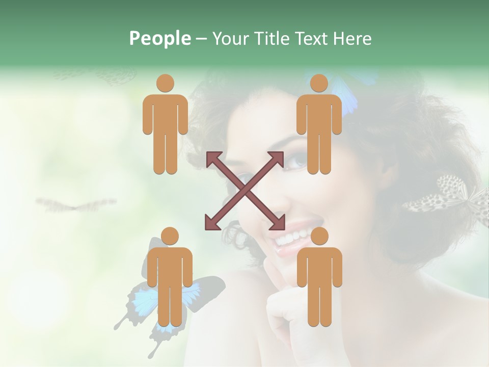 Face Freedom Shoulder PowerPoint Template