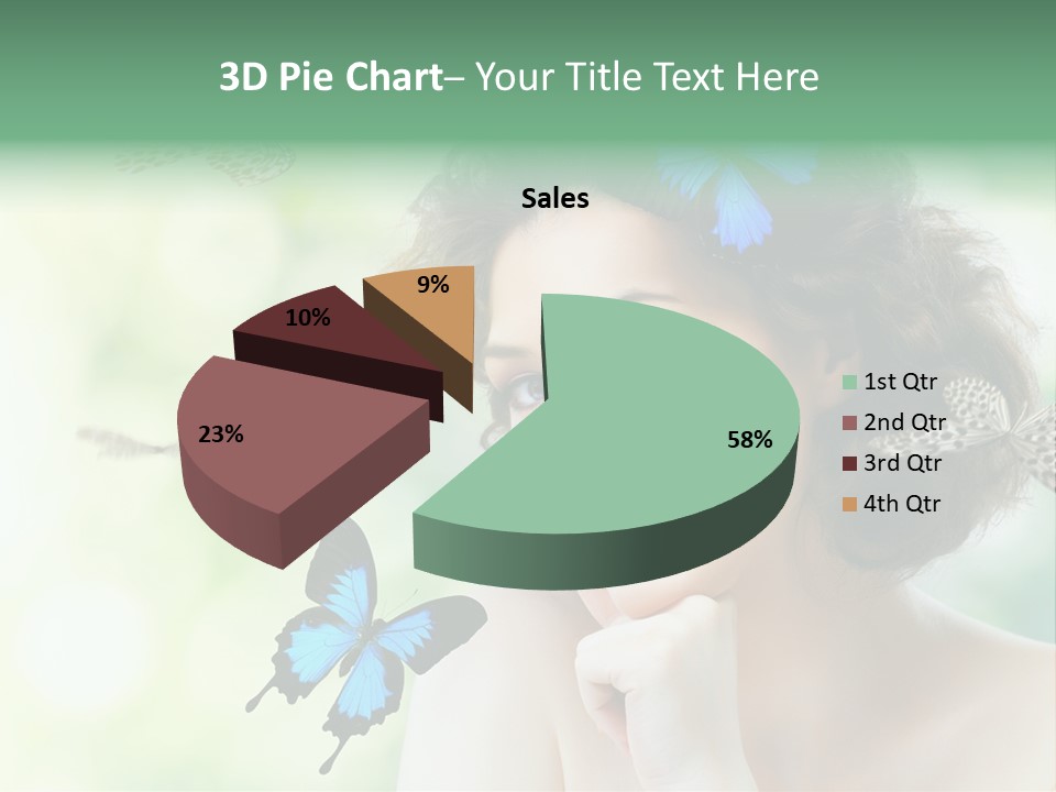 Face Freedom Shoulder PowerPoint Template