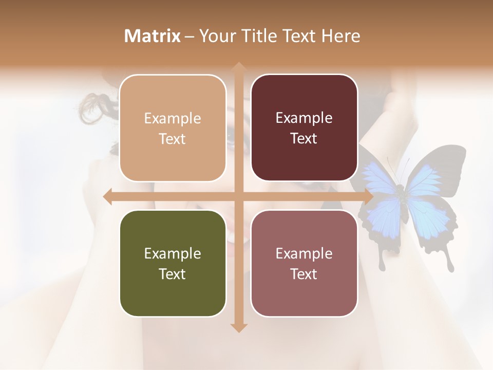 Serene Elegance Butterfly PowerPoint Template