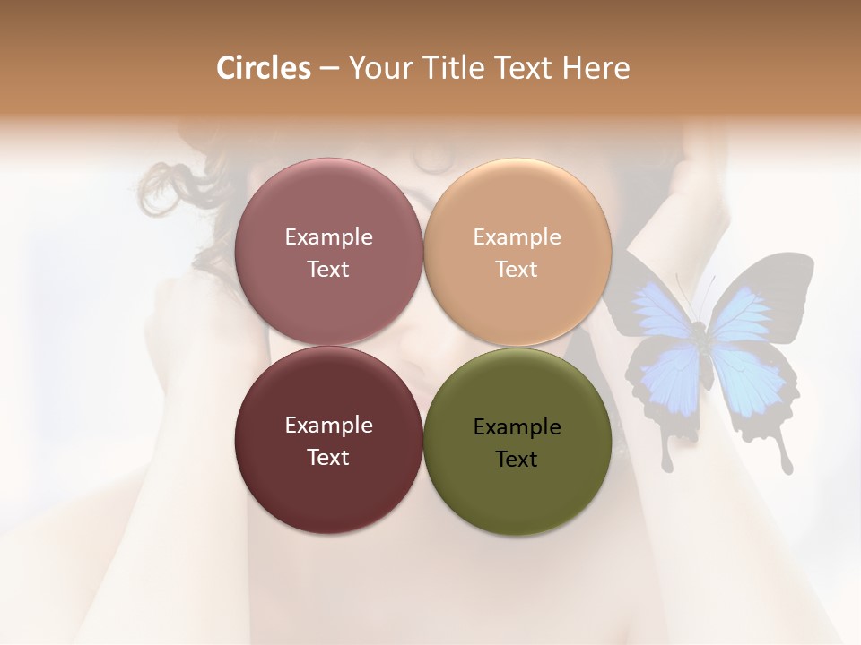 Serene Elegance Butterfly PowerPoint Template