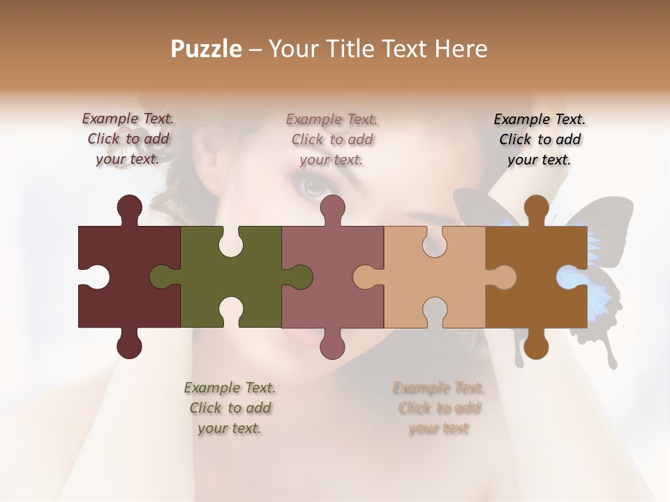 Serene Elegance Butterfly PowerPoint Template