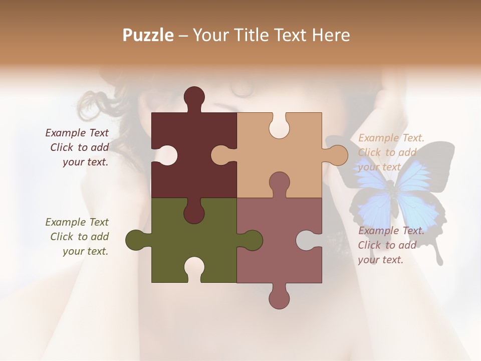 Serene Elegance Butterfly PowerPoint Template