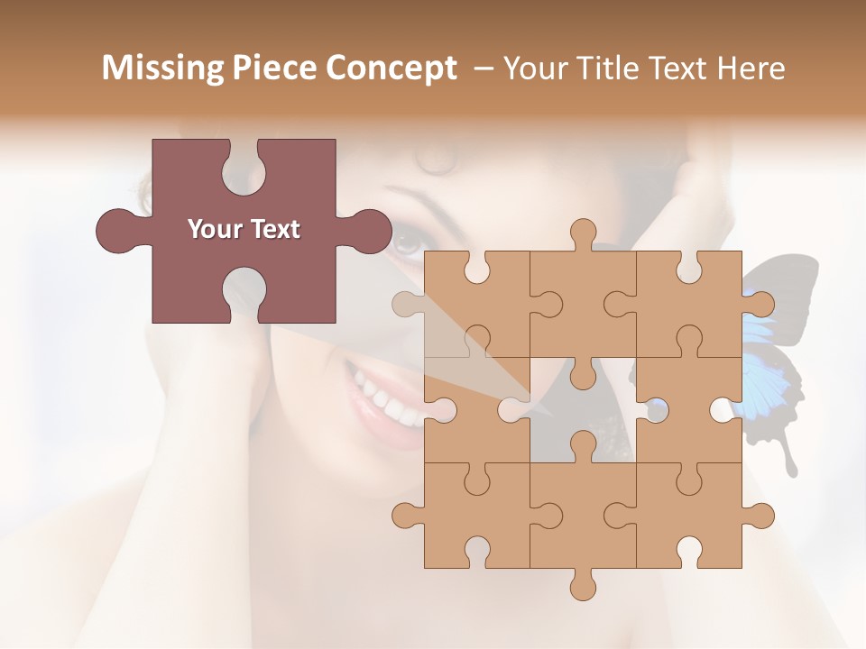 Serene Elegance Butterfly PowerPoint Template