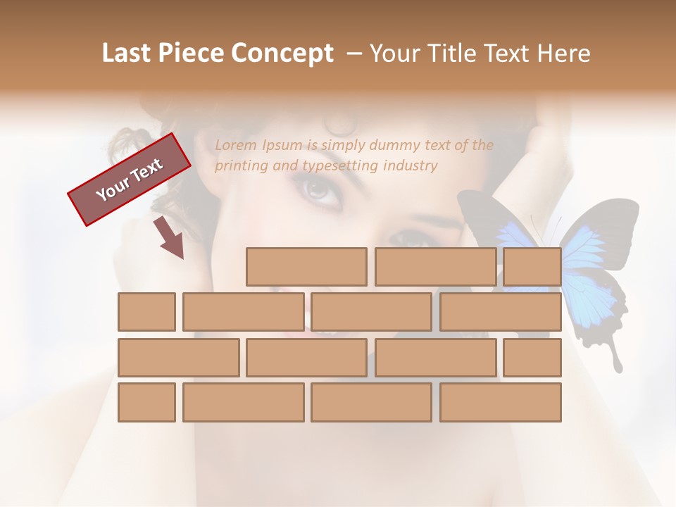 Serene Elegance Butterfly PowerPoint Template