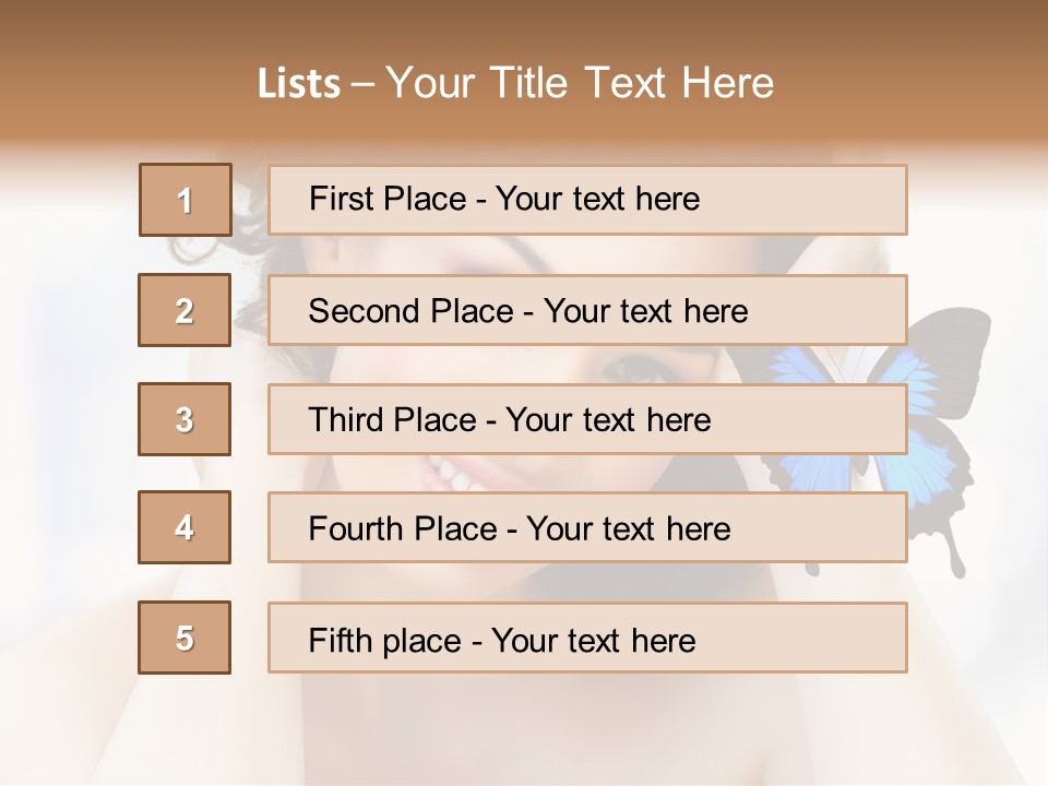Serene Elegance Butterfly PowerPoint Template