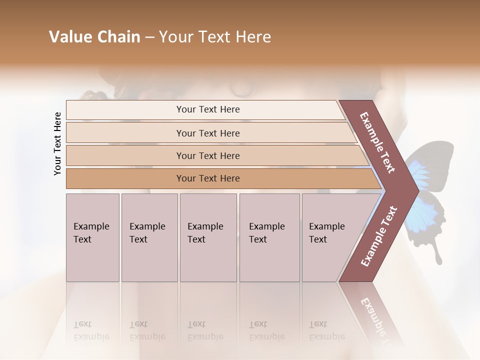 Serene Elegance Butterfly PowerPoint Template