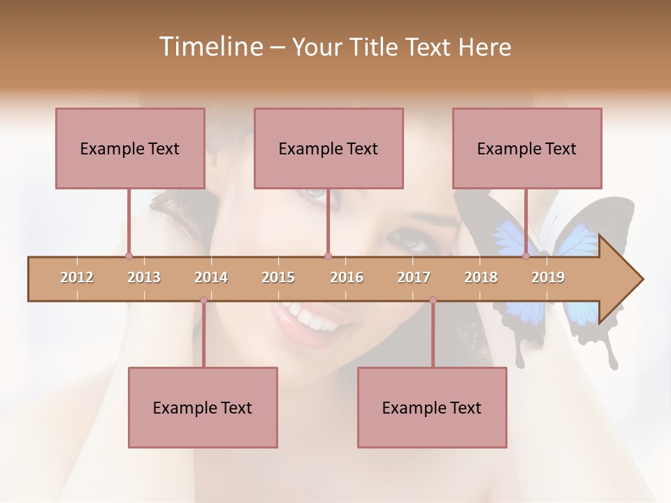 Serene Elegance Butterfly PowerPoint Template