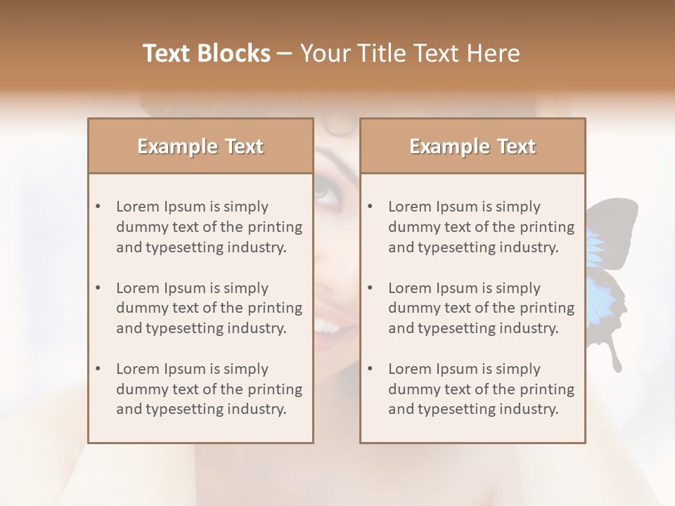 Serene Elegance Butterfly PowerPoint Template