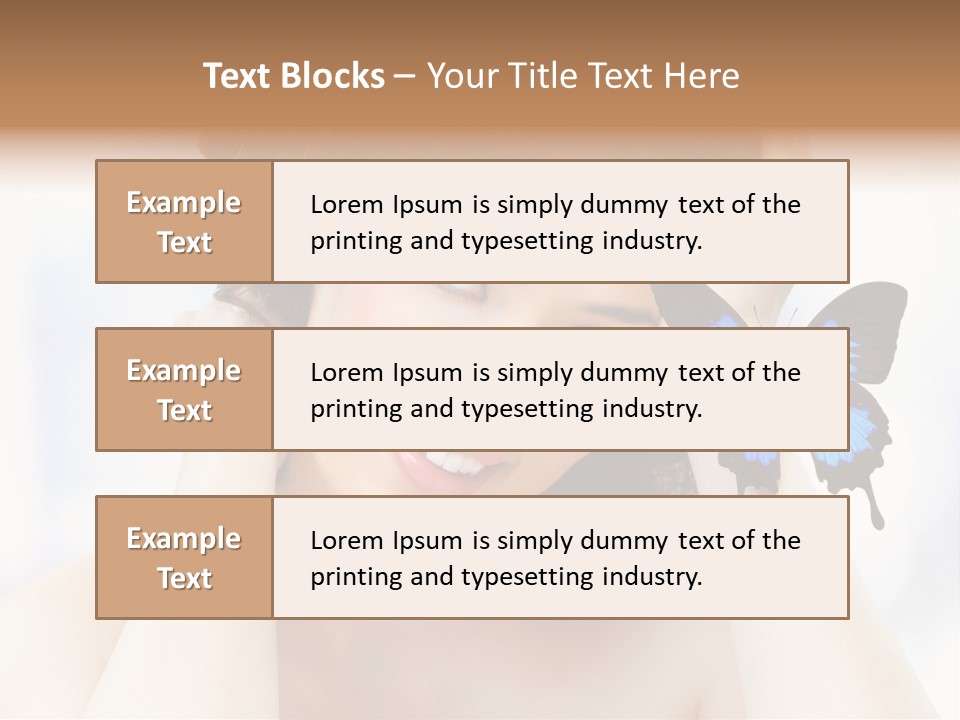 Serene Elegance Butterfly PowerPoint Template