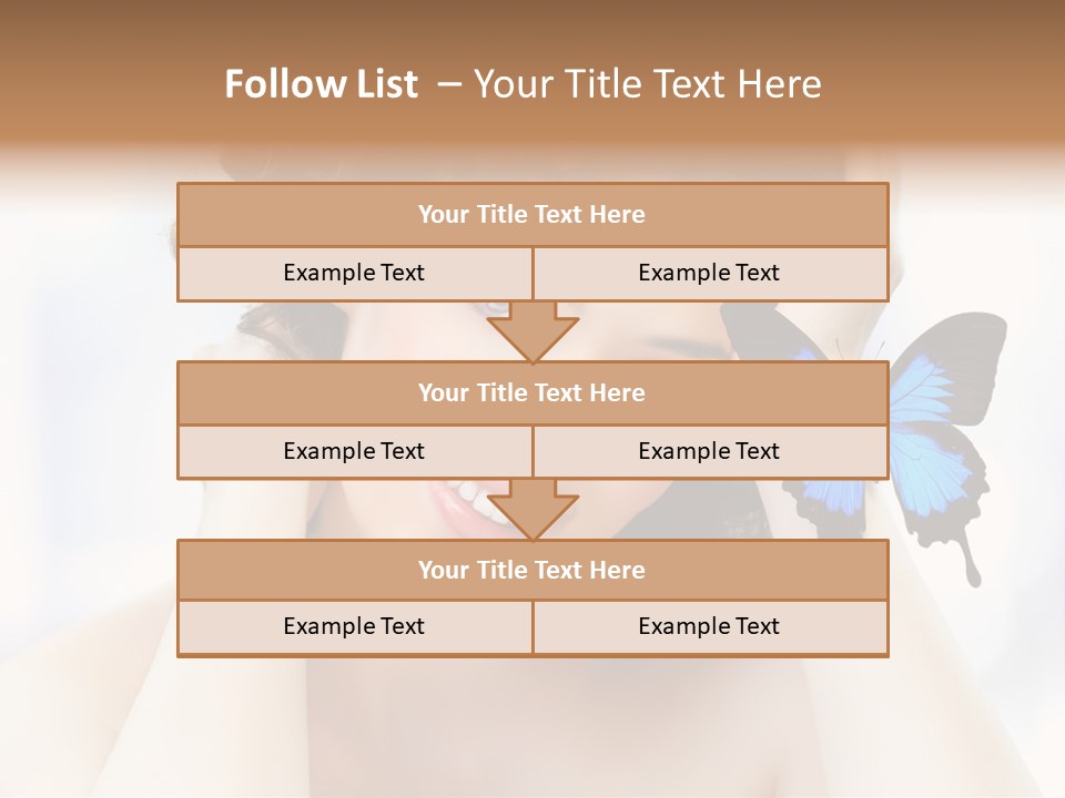 Serene Elegance Butterfly PowerPoint Template