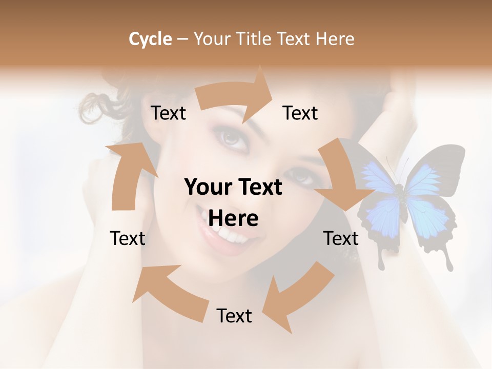 Serene Elegance Butterfly PowerPoint Template
