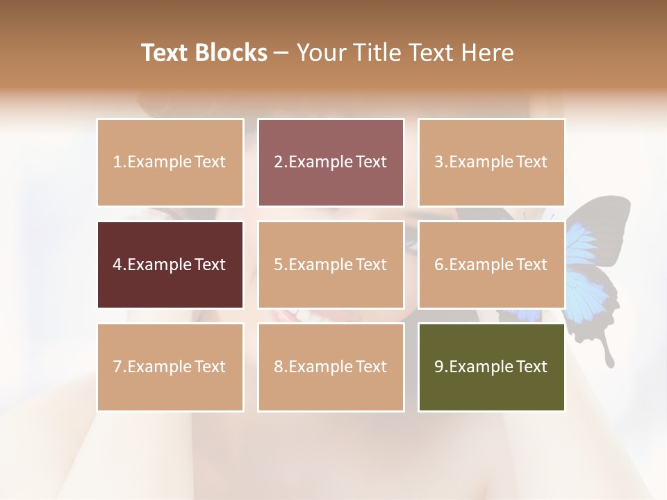 Serene Elegance Butterfly PowerPoint Template