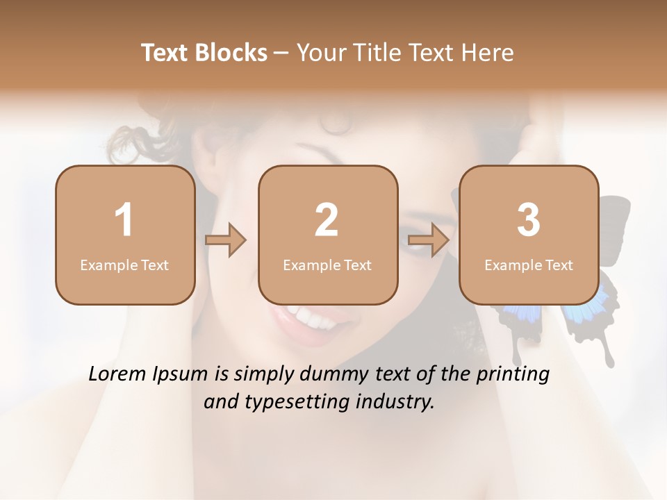 Serene Elegance Butterfly PowerPoint Template