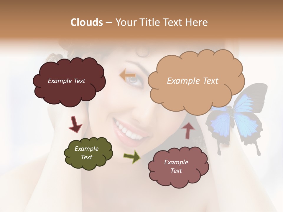 Serene Elegance Butterfly PowerPoint Template