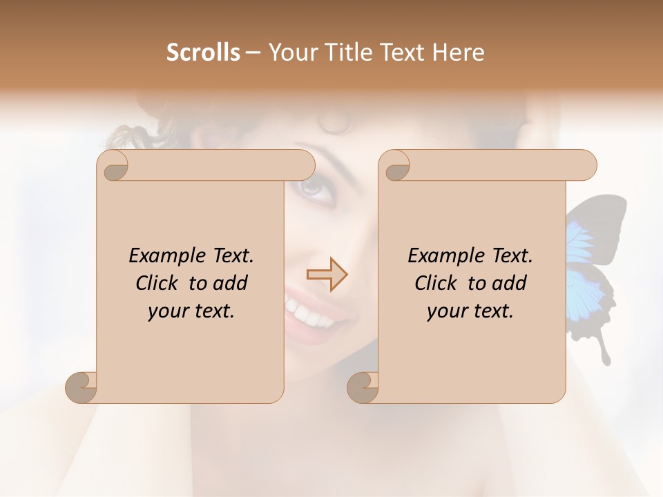 Serene Elegance Butterfly PowerPoint Template