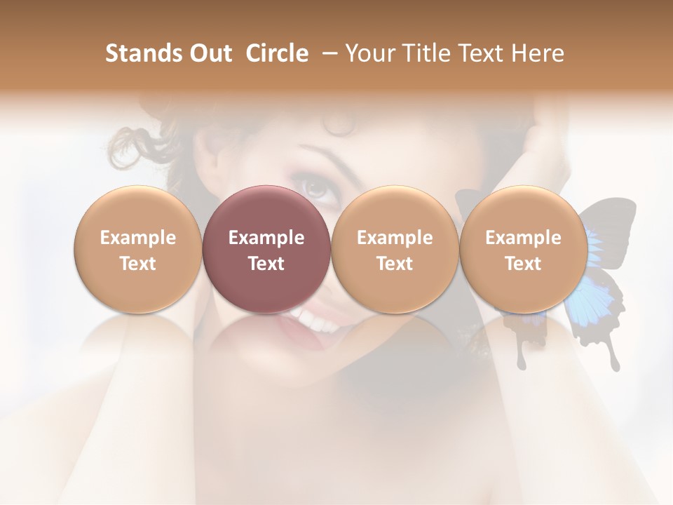 Serene Elegance Butterfly PowerPoint Template