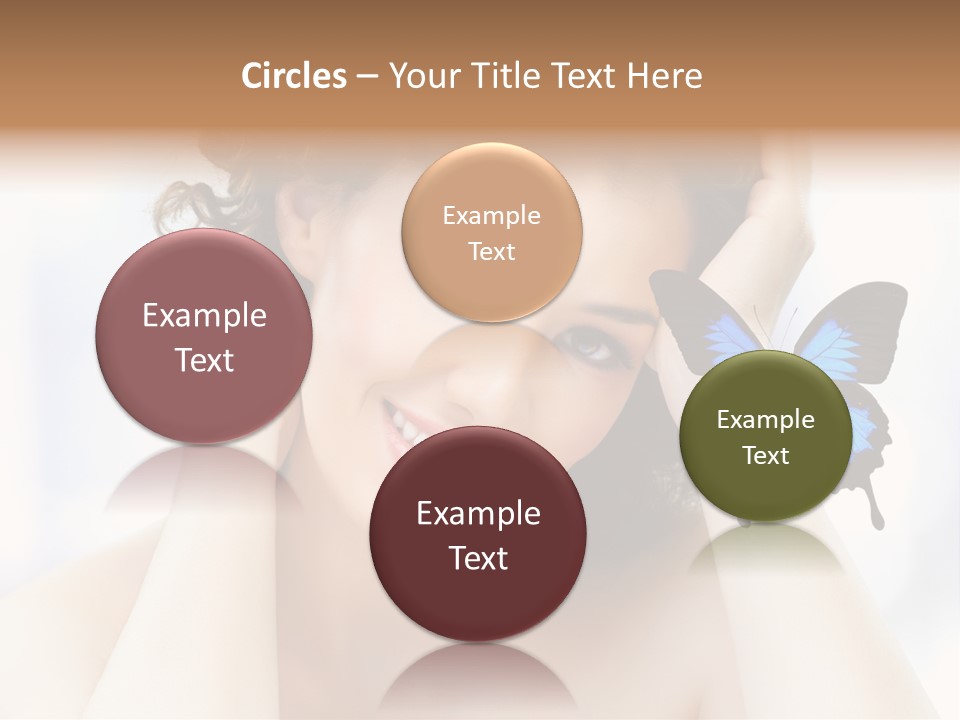 Serene Elegance Butterfly PowerPoint Template